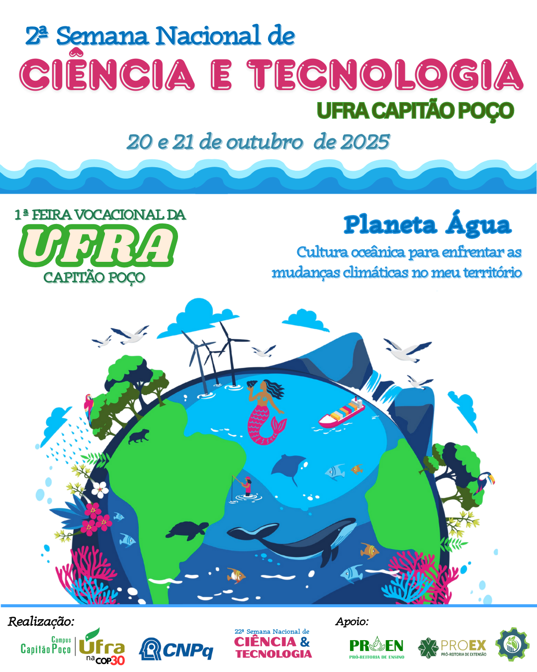 Cartaz Planeta Água