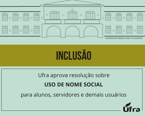 Nome social ufra banner