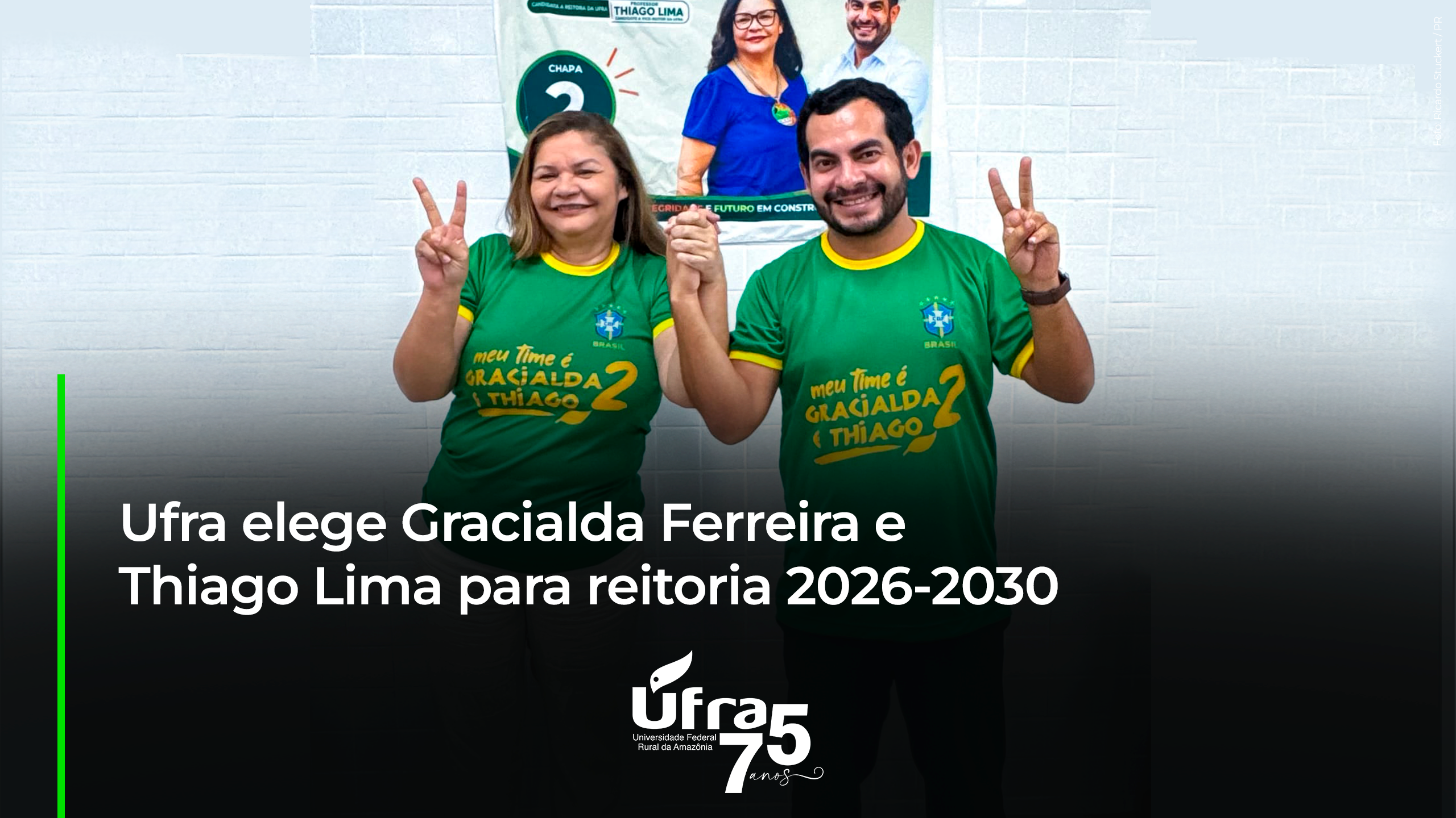 Ufra elege Gracialda Ferreira e Thiago Lima para reitoria 2026-2030