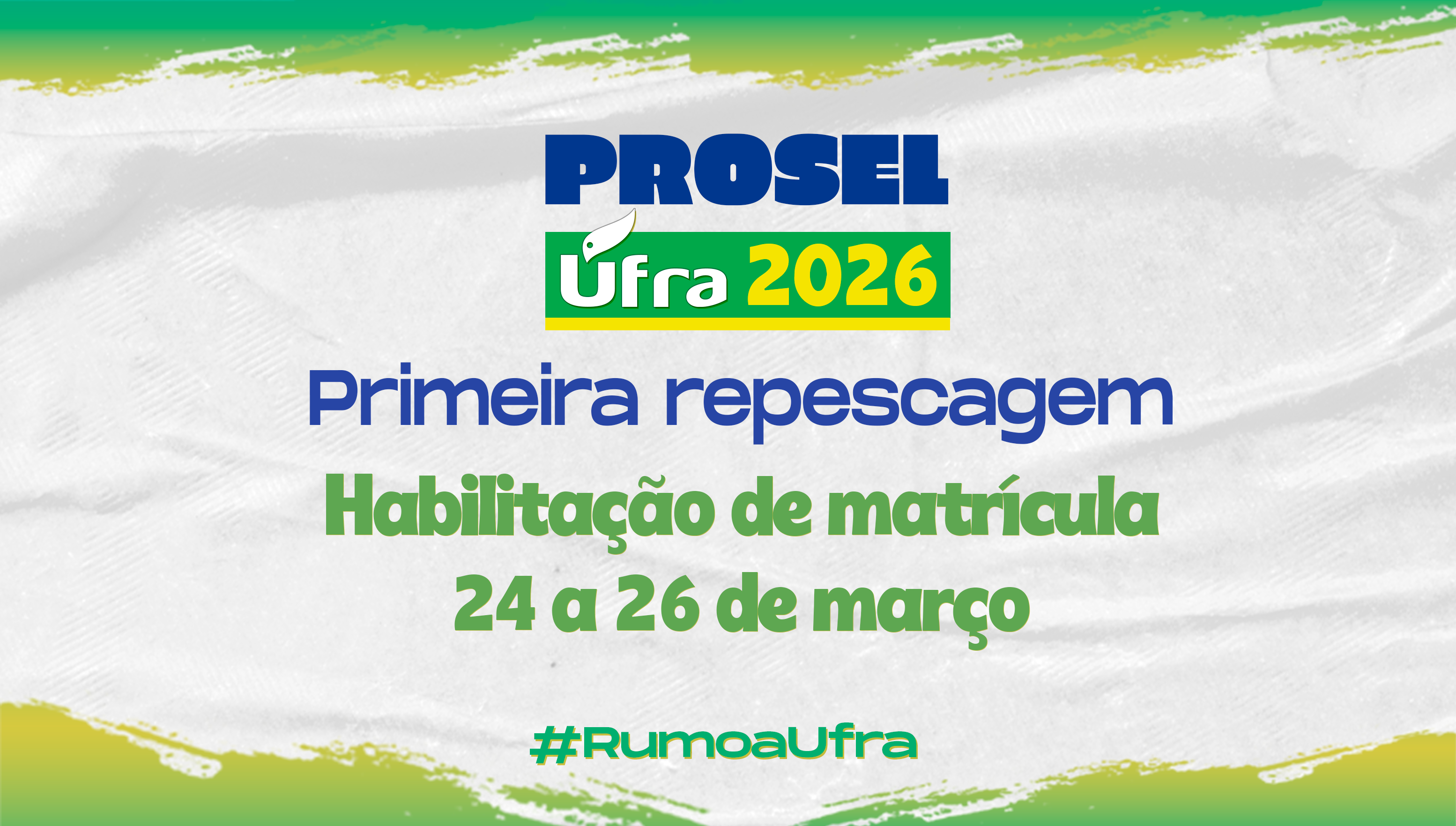 Ufra divulga primeira lista de repescagem do Prosel 2026