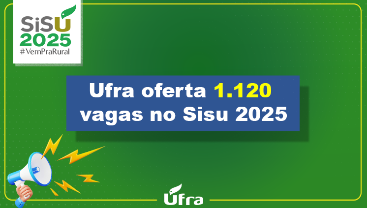 Ufra oferta 1.120 vagas no Sisu 2025